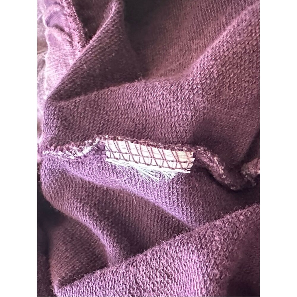J. Her Patchwork-Pocket Wide-Leg Pants — Plum Size L - Picture 6 of 8